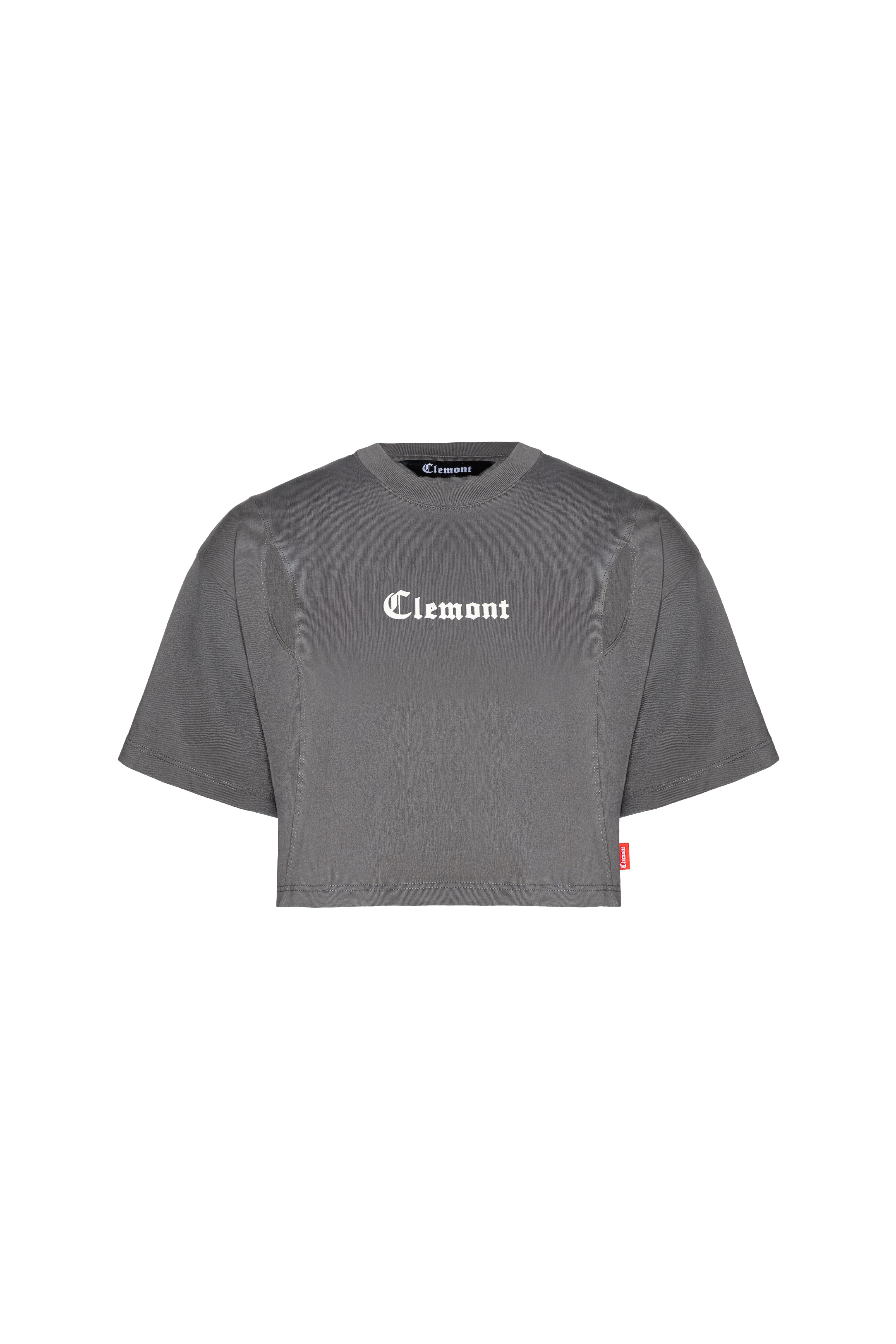 CROP TOPS MALATTIA GRIS OSCURO CLEMONT