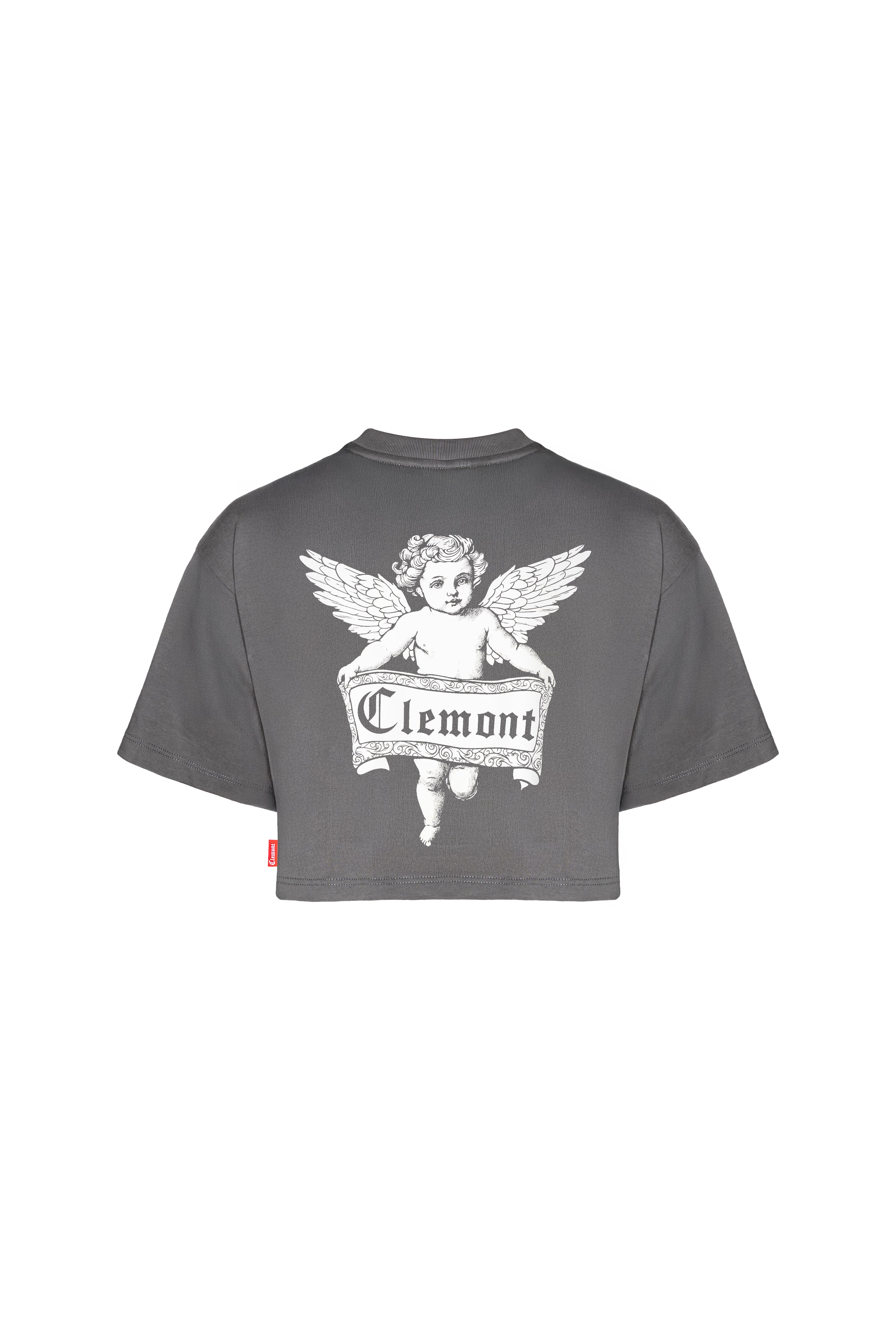 CROP TOPS MALATTIA GRIS OSCURO CLEMONT