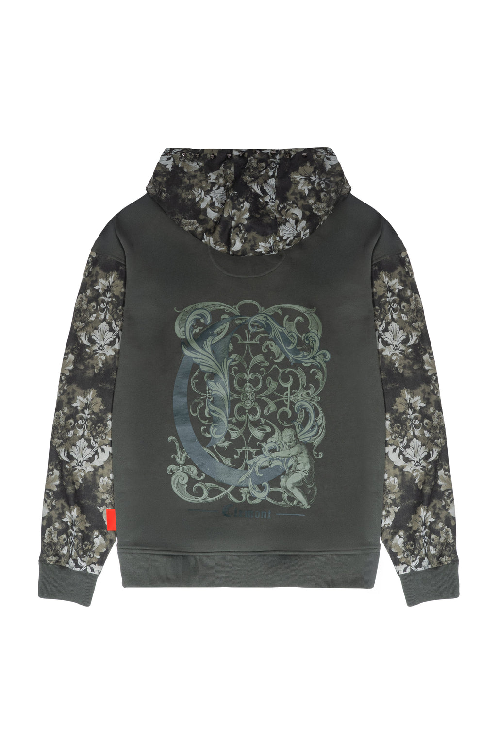HOODIES HOMBRE INQUIETO VERDE OLIVA CLEMONT