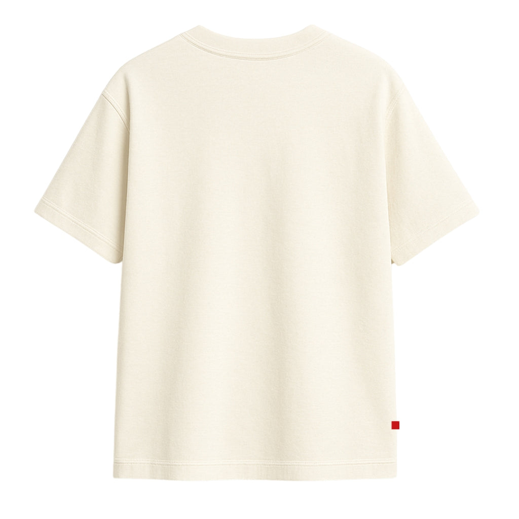 TALKING CAMISETA OVERSIZE MARFIL