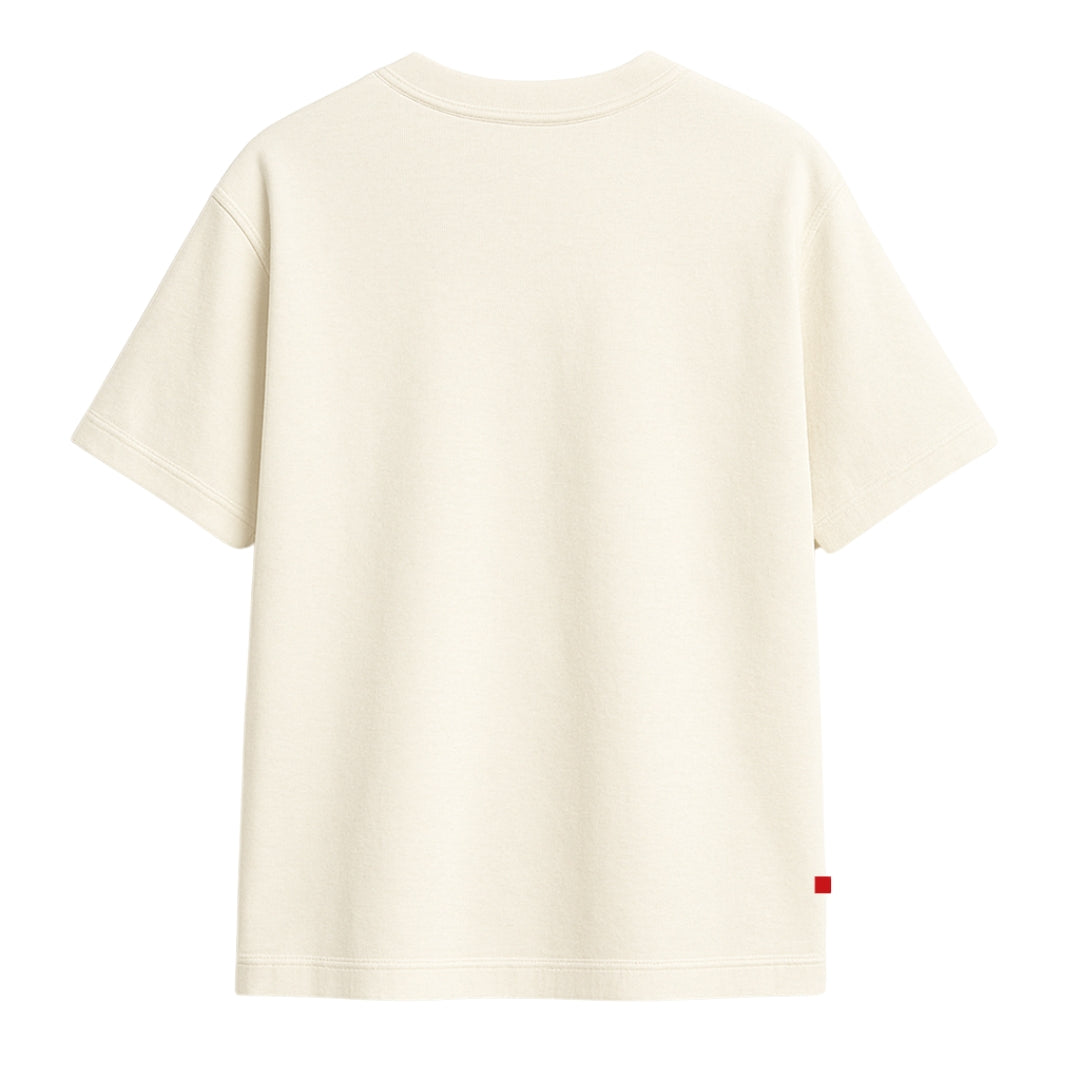 TALKING CAMISETA OVERSIZE MARFIL