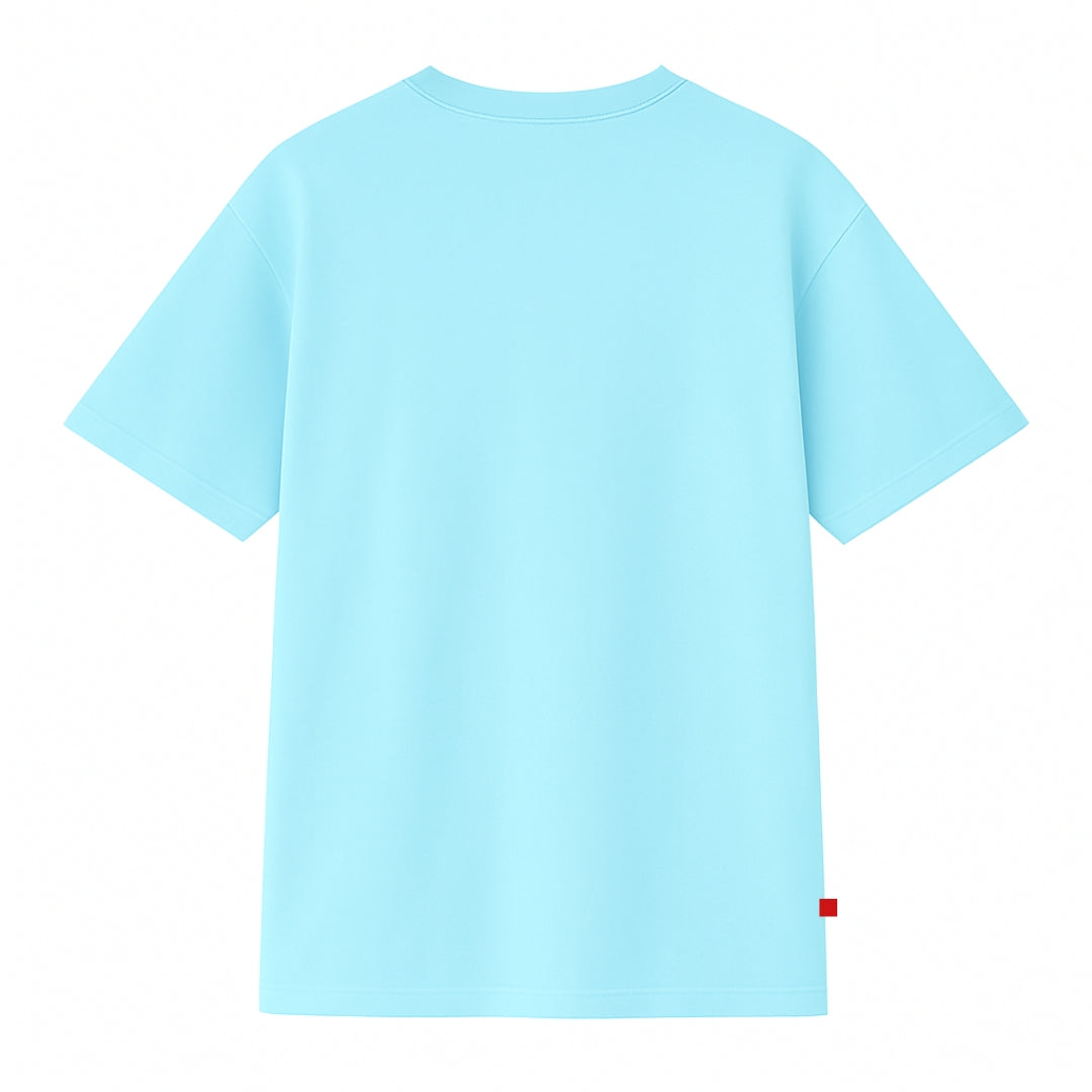 TALKING CAMISETA OVERSIZE AZUL