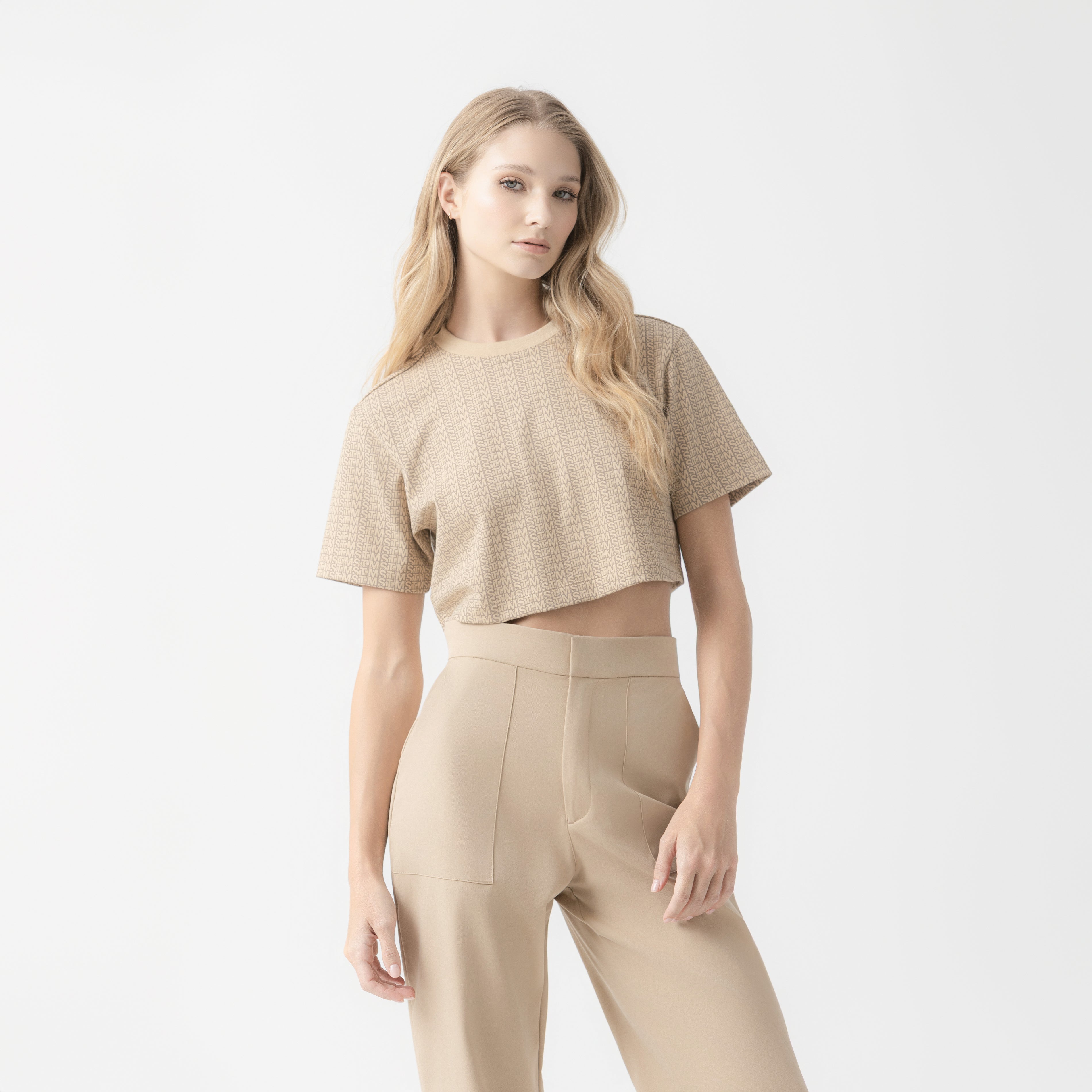 ALEXIA CROP TOP WOMEN IRISH CREAM