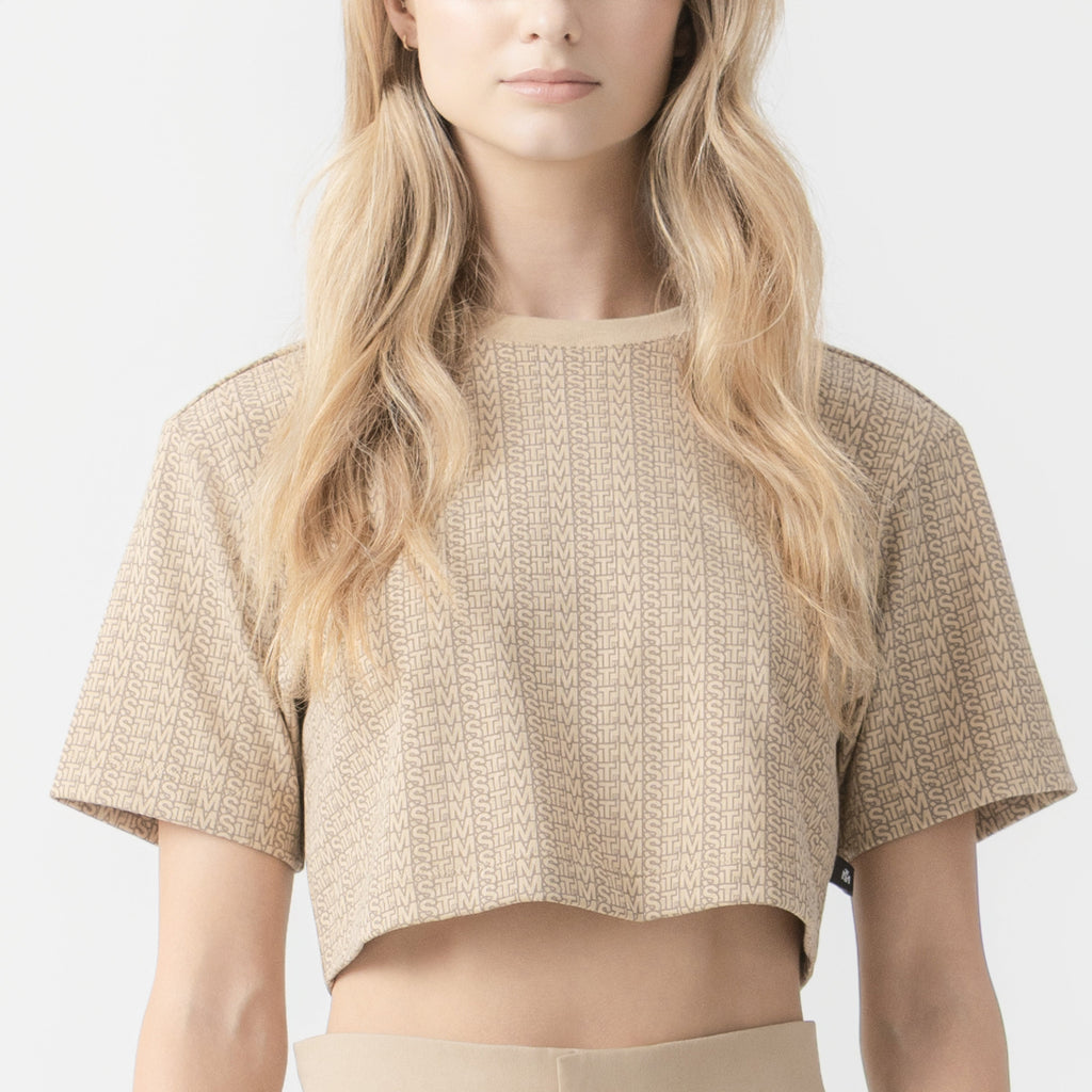 ALEXIA CROP TOP WOMEN IRISH CREAM