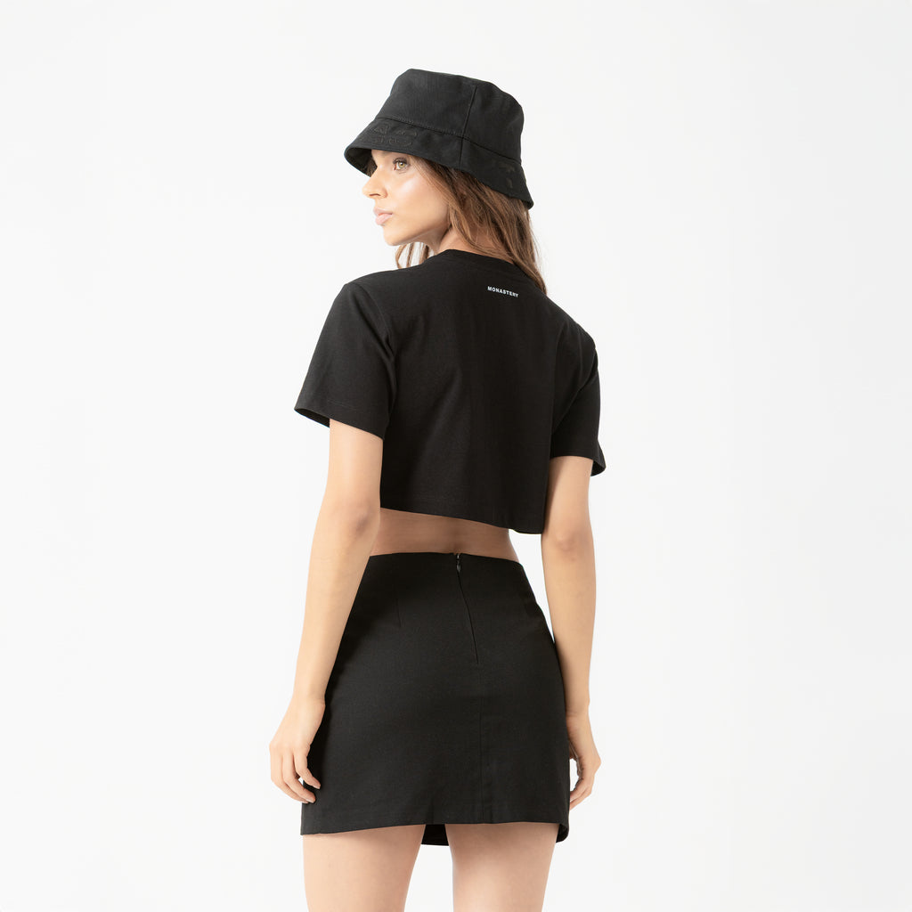 BEHN CROP TOP WOMEN BLACK