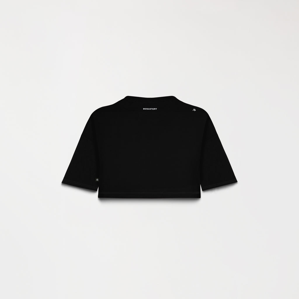 BEHN CROP TOP WOMEN BLACK