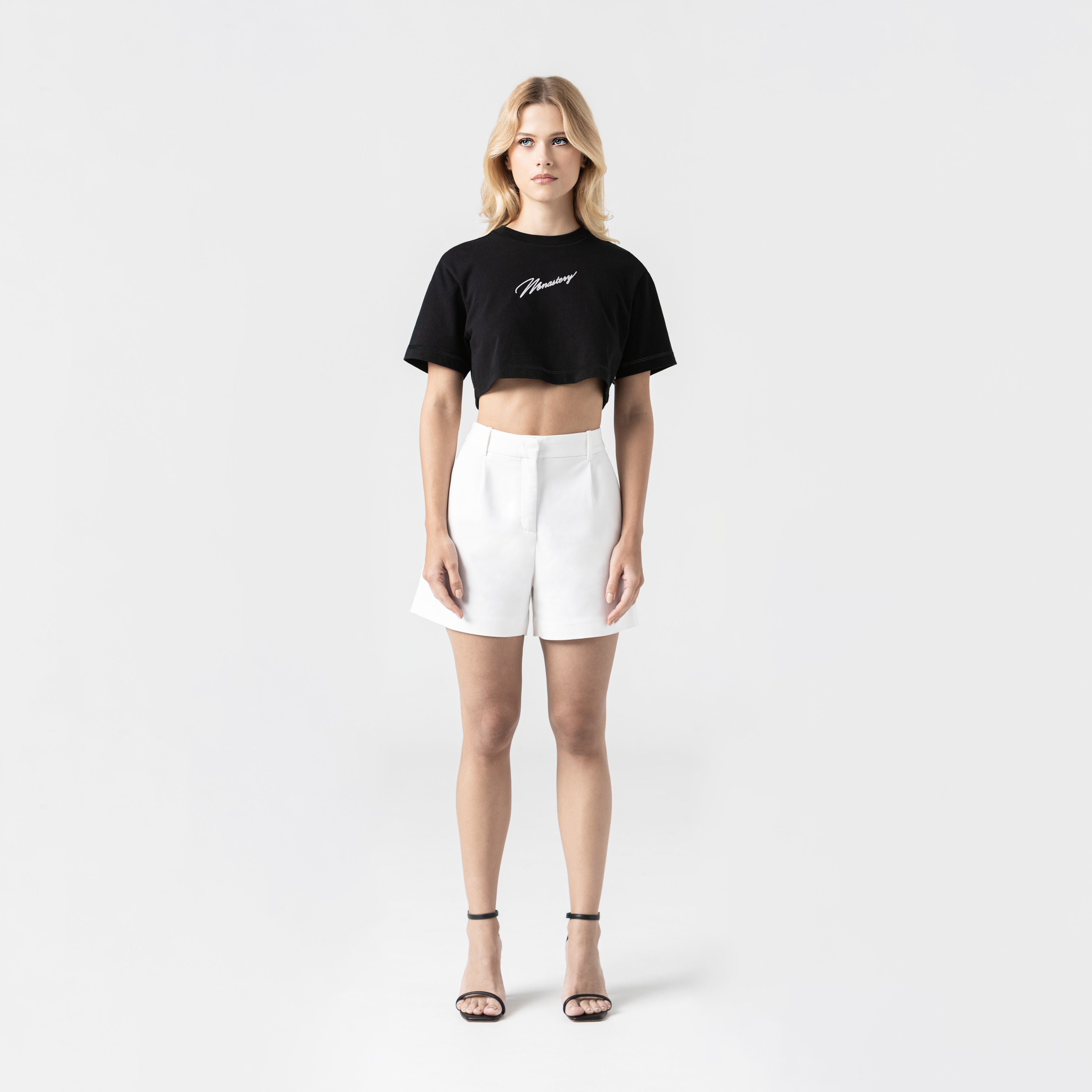 BRET CROP TOP WOMEN BLACK