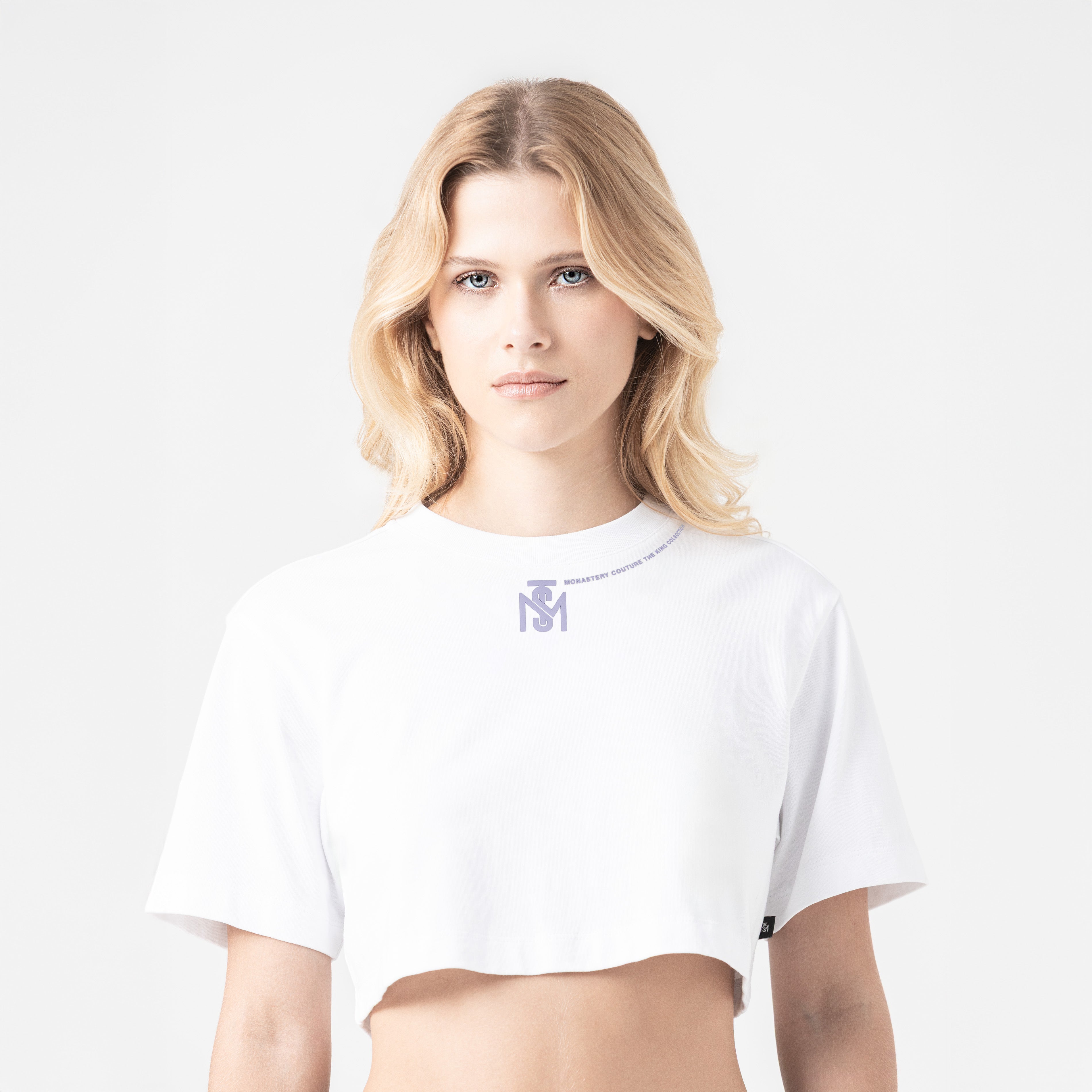 CIGAR CROP TOP WOMEN WHITE