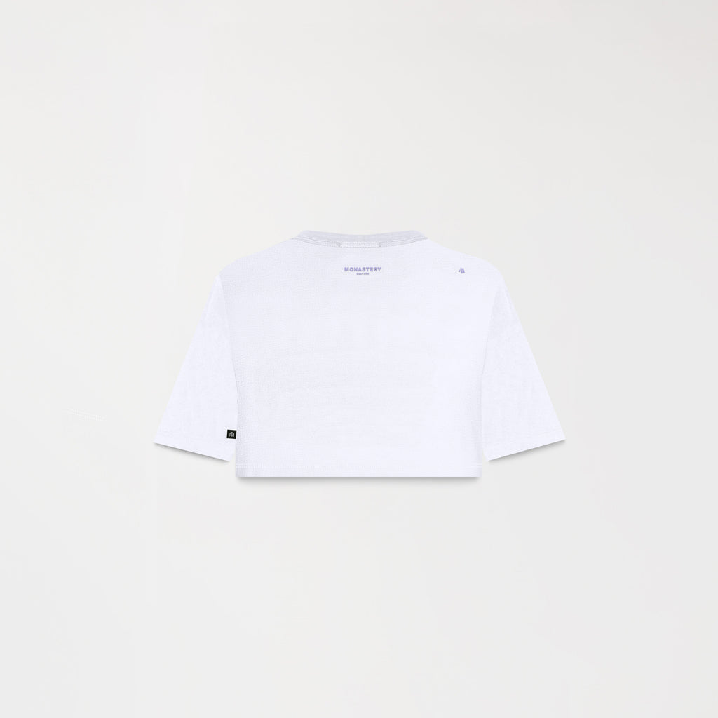 CIGAR CROP TOP WOMEN WHITE