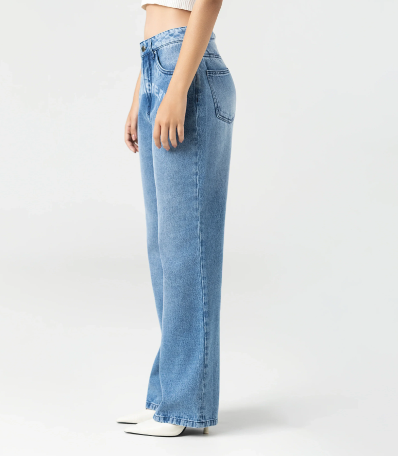 ROMY JEAN WOMEN BLUE DENIM
