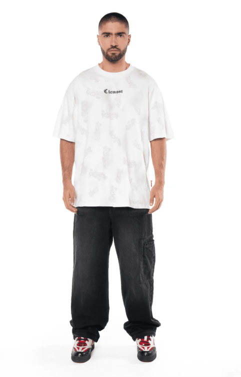 CAMISETA OVERSIZED CITTA CREMA MASCULINO CLEMONT