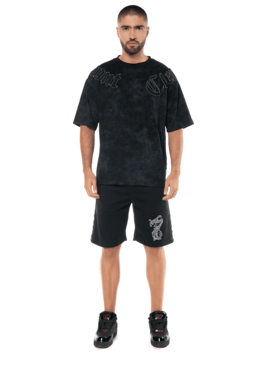 CAMISETA OVERSIZED AFFANNO NEGRO MASCULINO CLEMONT