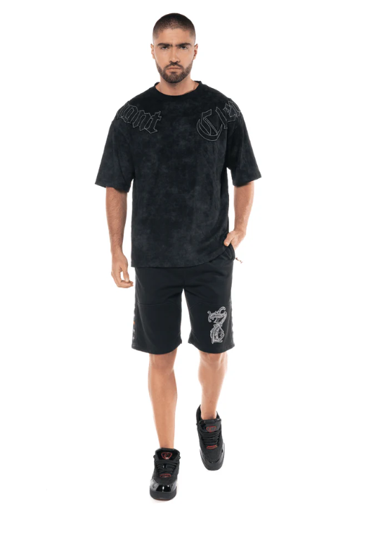 CAMISETA OVERSIZED AFFANNO NEGRO MASCULINO CLEMONT