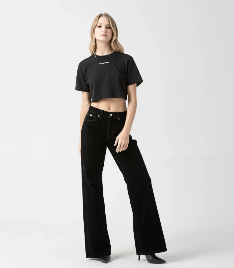 KASSIA CROP TOP WOMEN BLACK