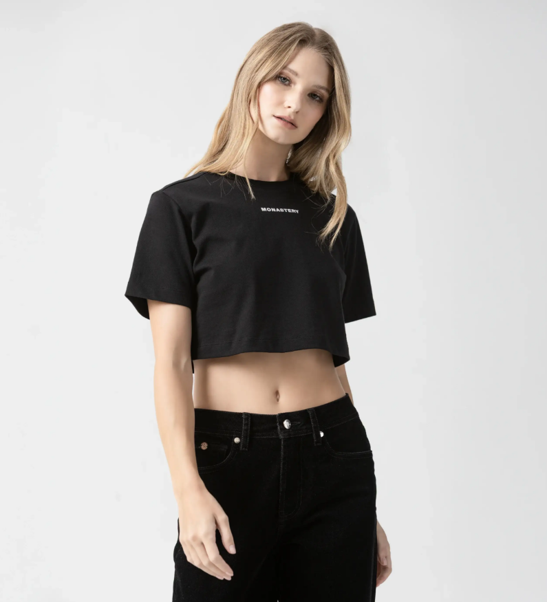 KASSIA CROP TOP WOMEN BLACK