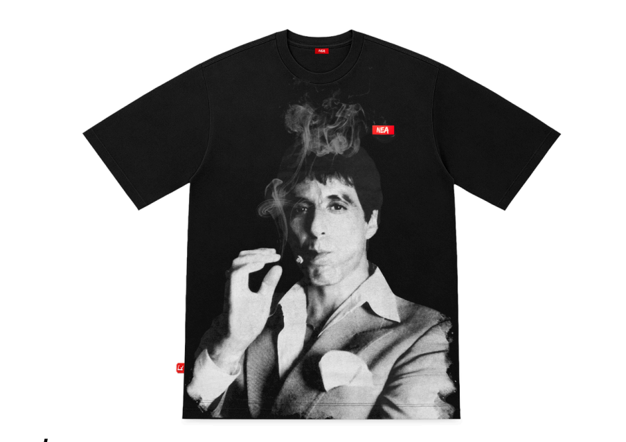 CAMISETA OVERSIZE MASCULINO PURO NEGRO