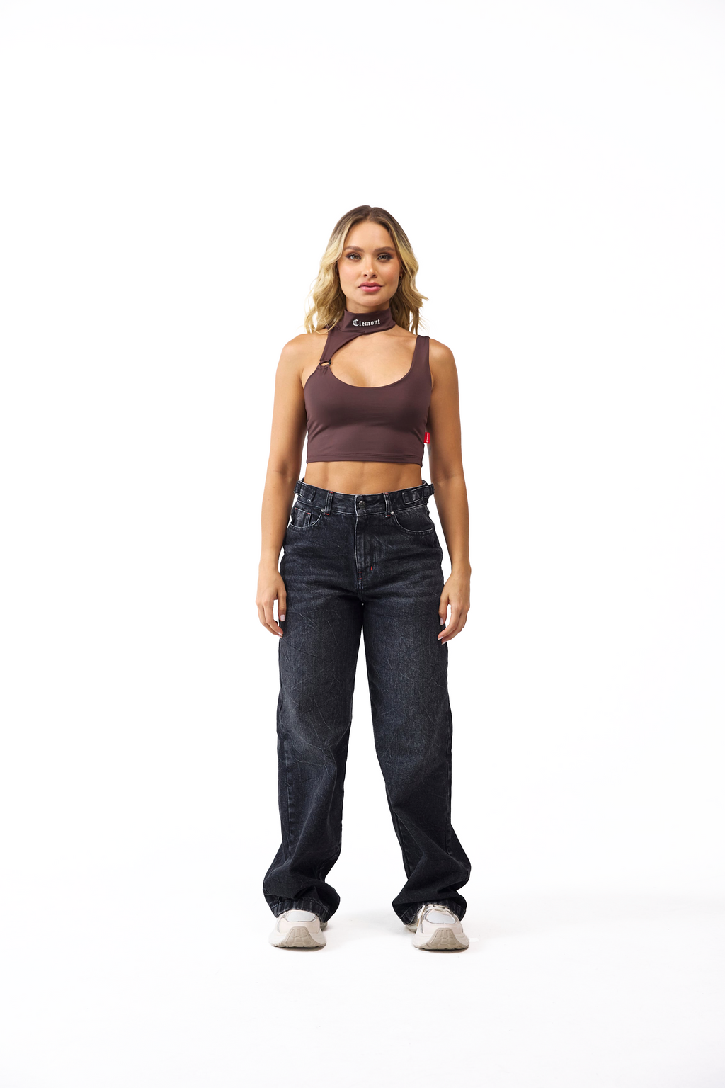 TOP MUJER ASCESA MOCCA CLEMONT