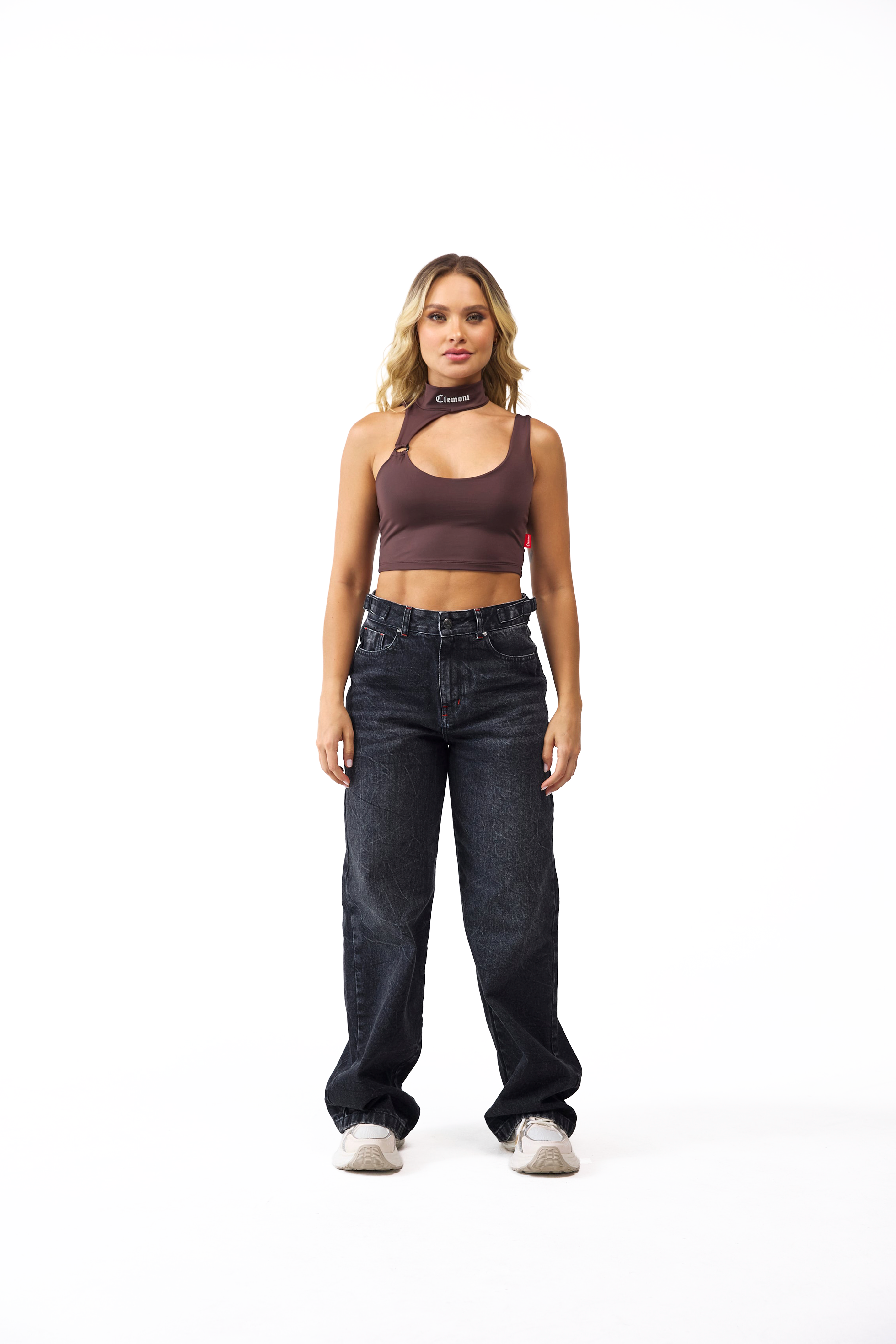 TOP MUJER ASCESA MOCCA CLEMONT