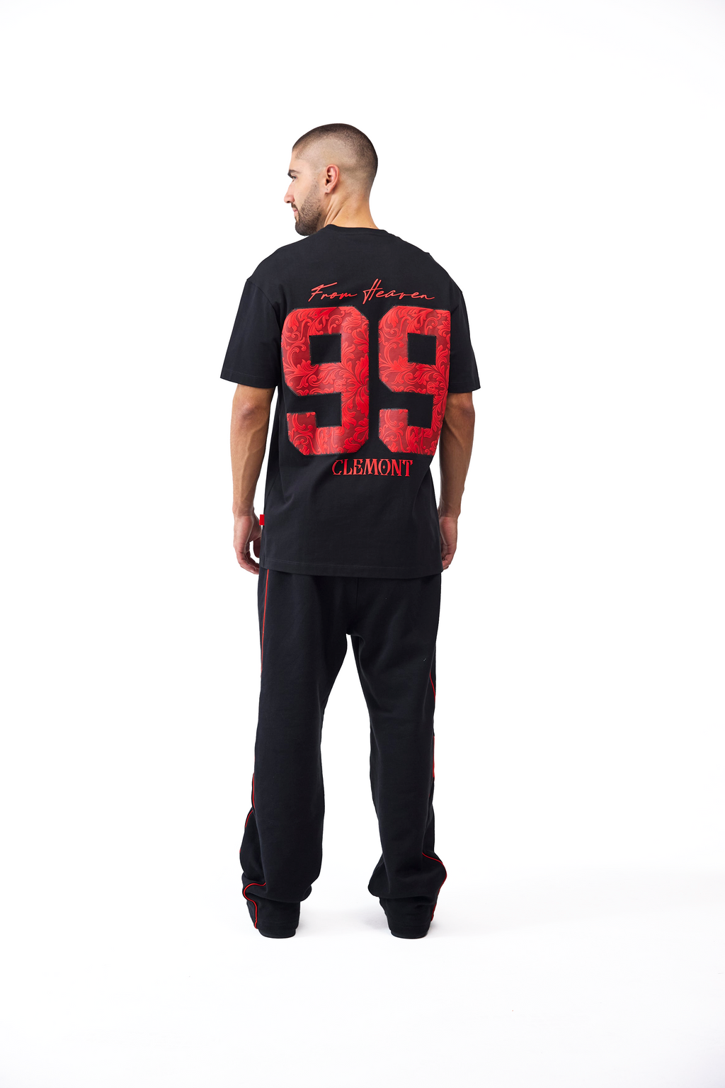 CAMISETA MASCULINO OMISSIONE NEGRO CLEMONT