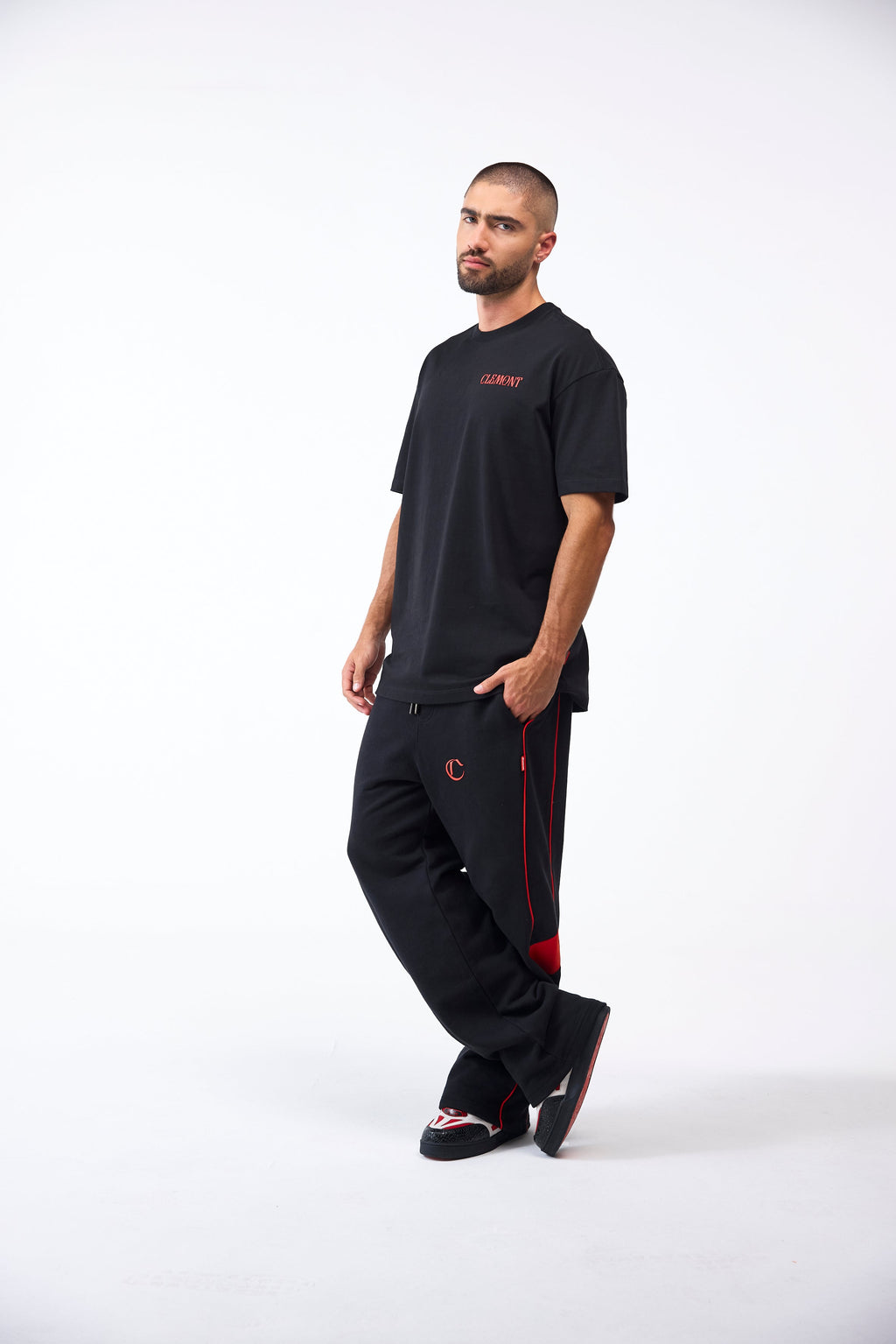 CAMISETA MASCULINO OMISSIONE NEGRO CLEMONT