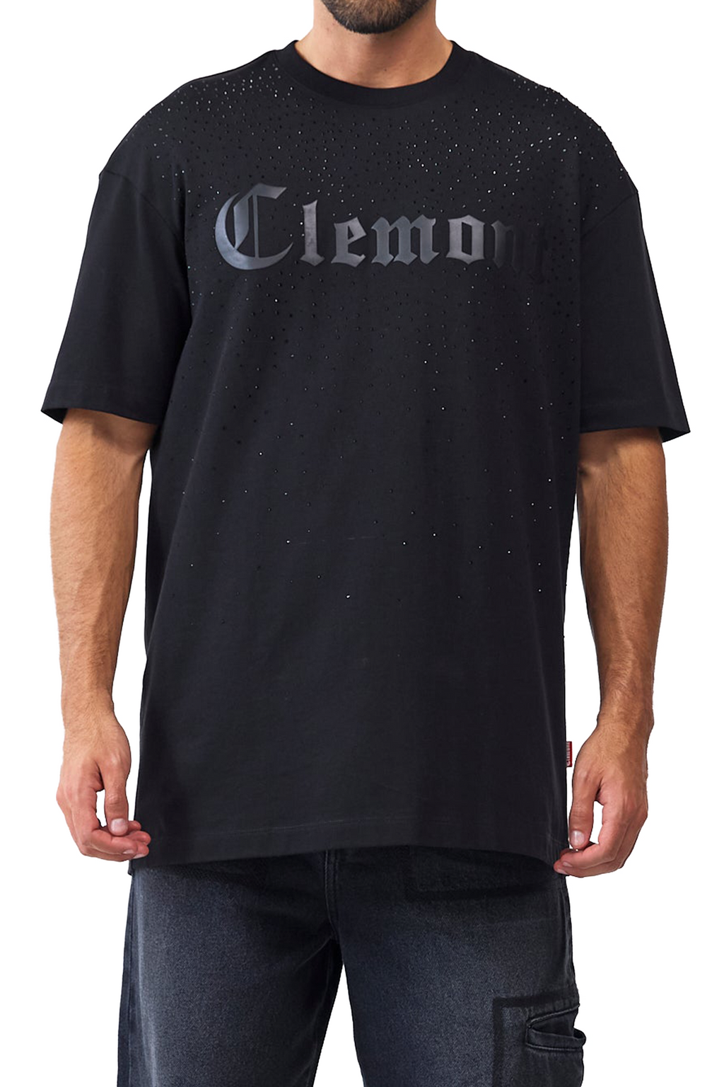 CAMISETA MASCULINO INTERLUDIO NEGRO CLEMONT