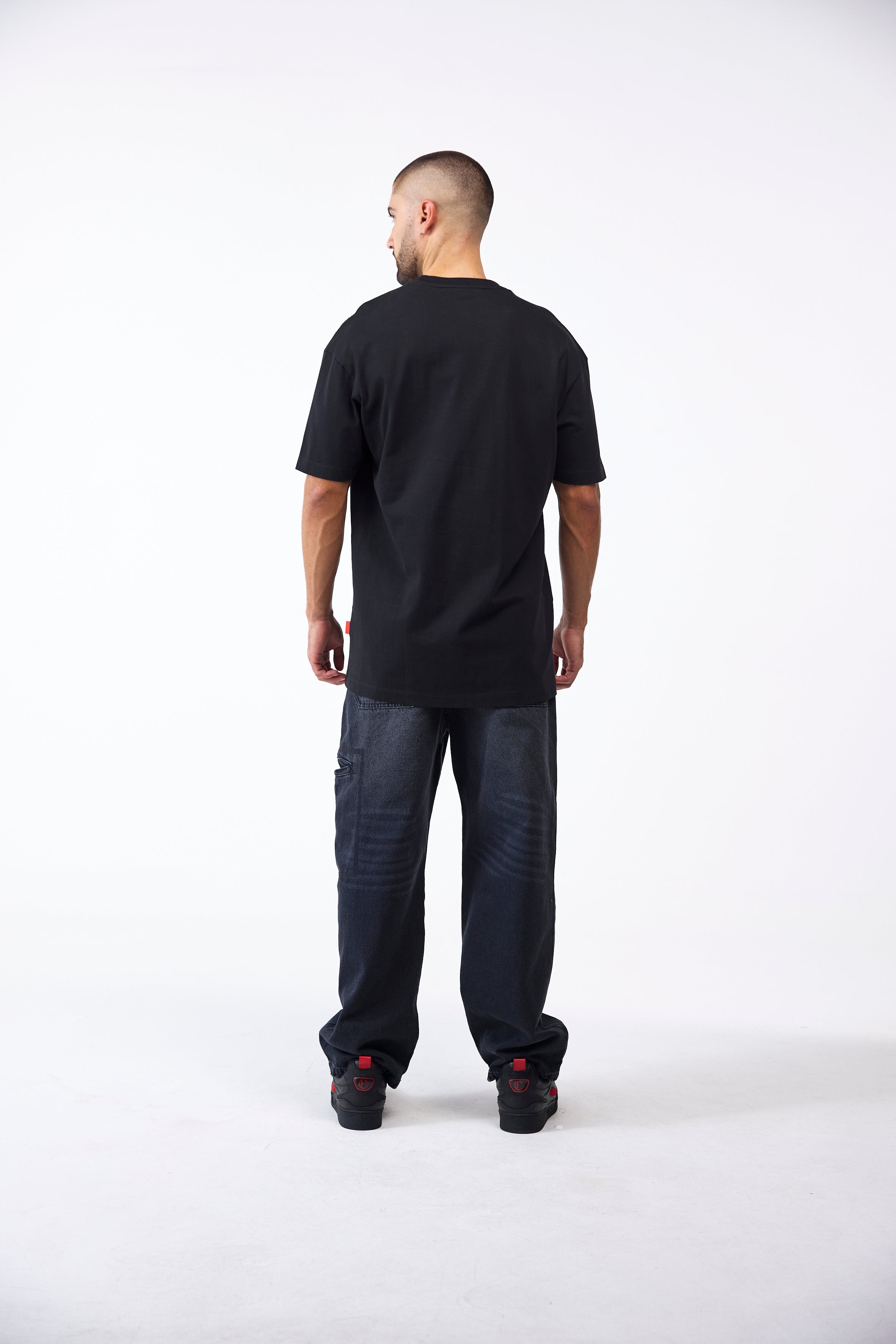 CAMISETA MASCULINO INTERLUDIO NEGRO CLEMONT