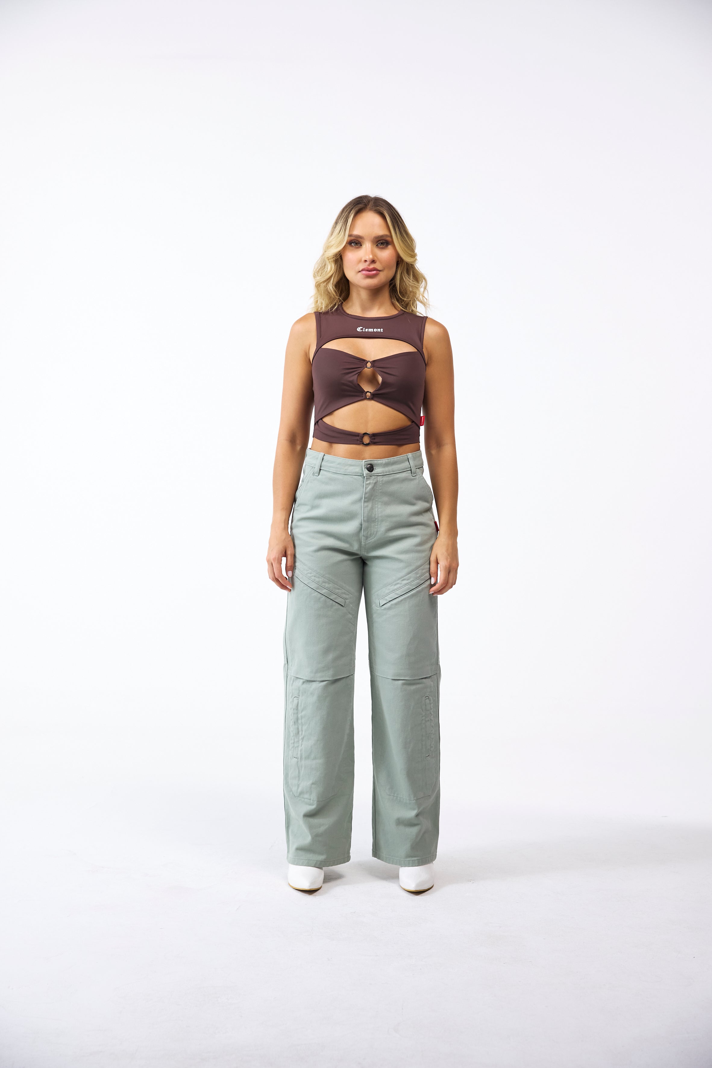 TOP MUJER LIBERAZIONE MOCCA CLEMONT