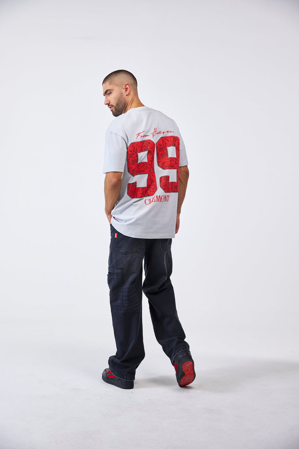 CAMISETA MASCULINO OMISSIONE GRIS CLEMONT