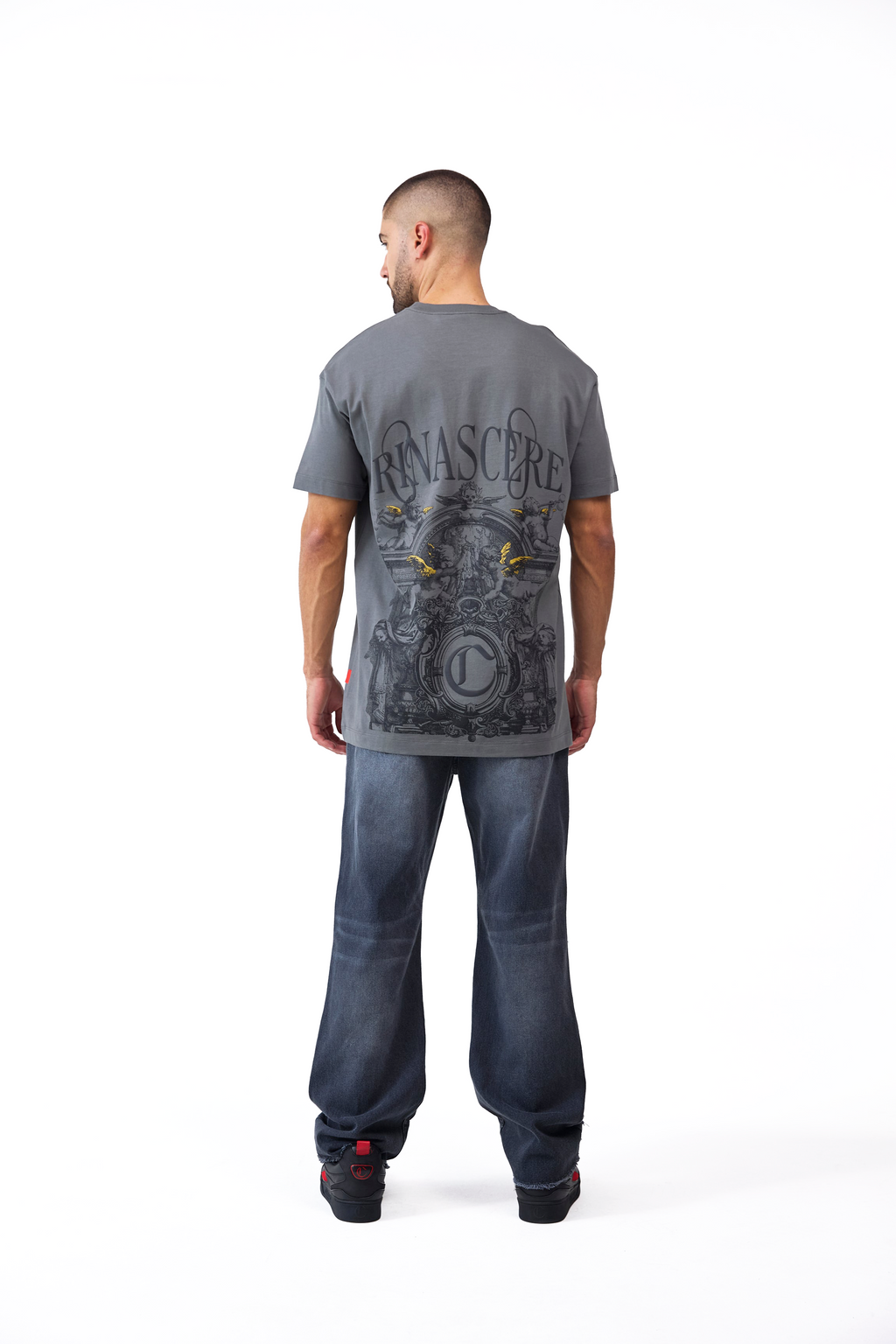 CAMISETA MASCULINO BRUMALE GRIS OSCURO CLEMONT