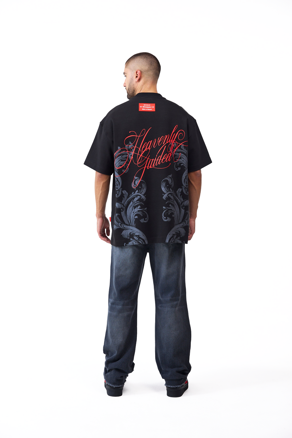 CAMISETA OVERSIZED MASCULINO NOCTURNA NEGRO CLEMONT