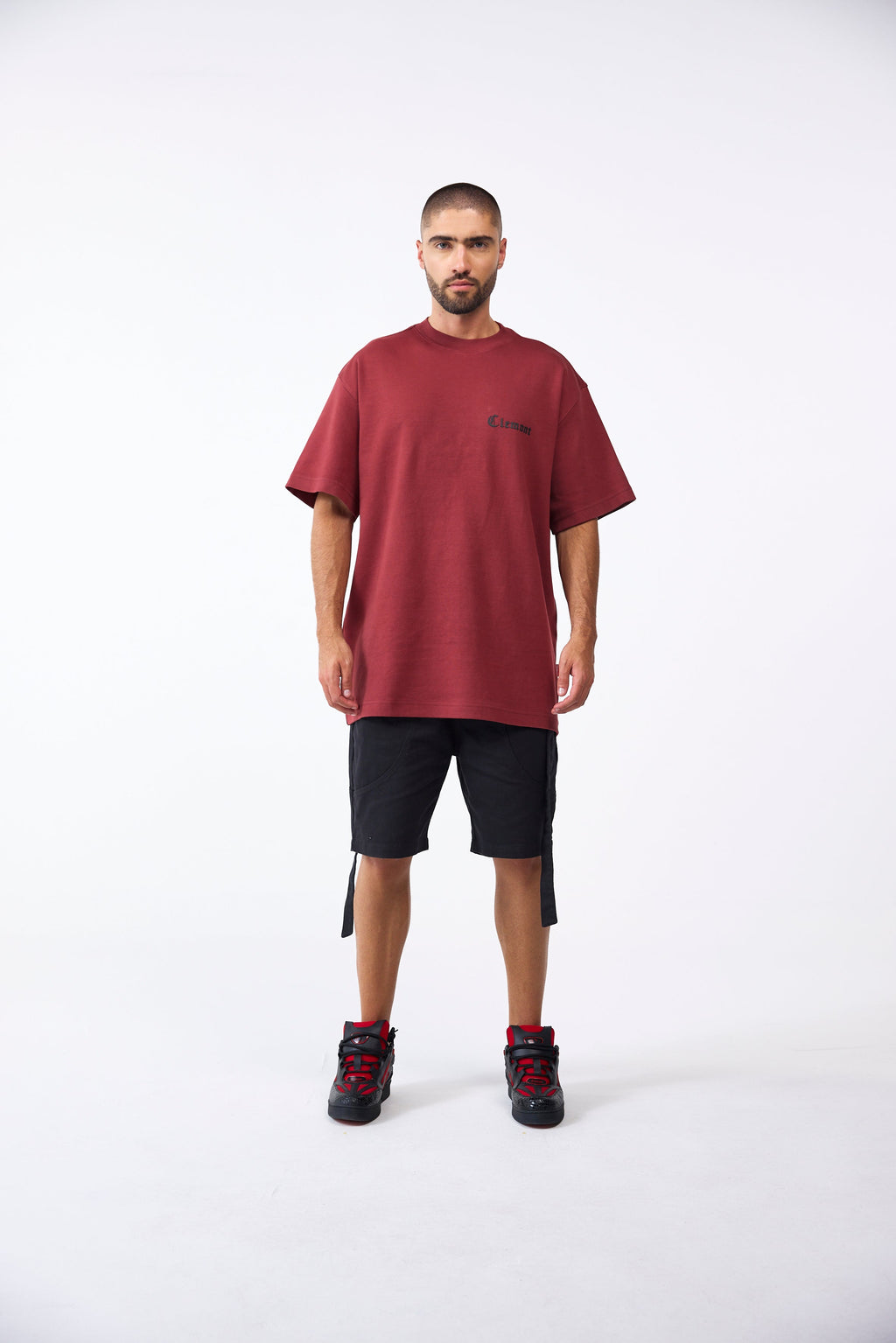 CAMISETA OVERSIZED MASCULINO ONIRICO VINOTINTO CLEMONT