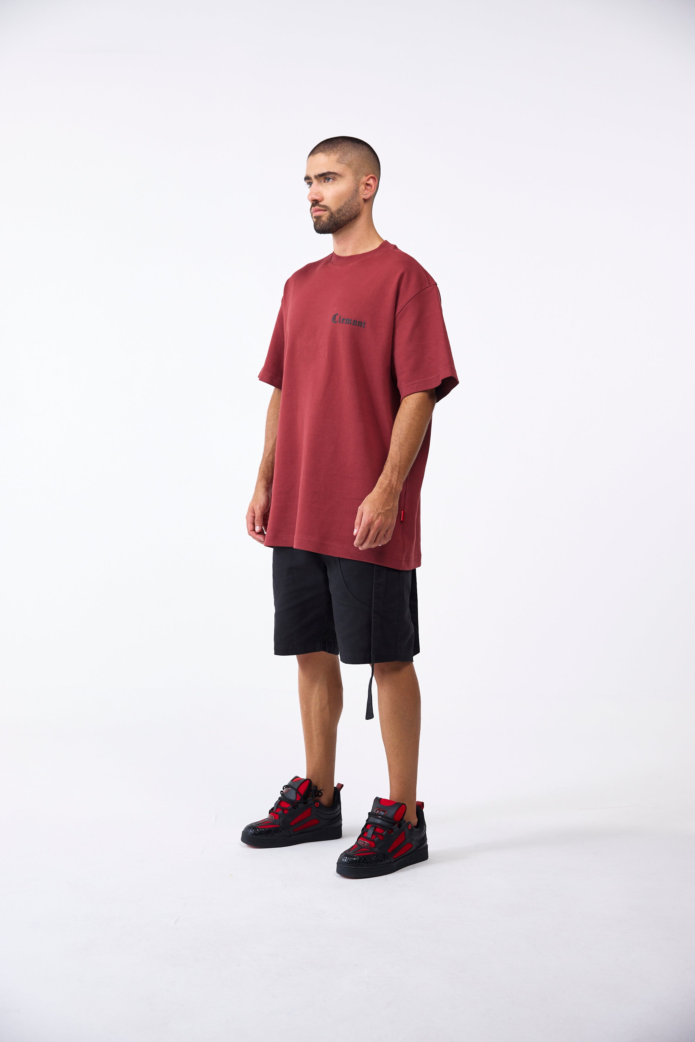 CAMISETA OVERSIZED MASCULINO ONIRICO VINOTINTO CLEMONT