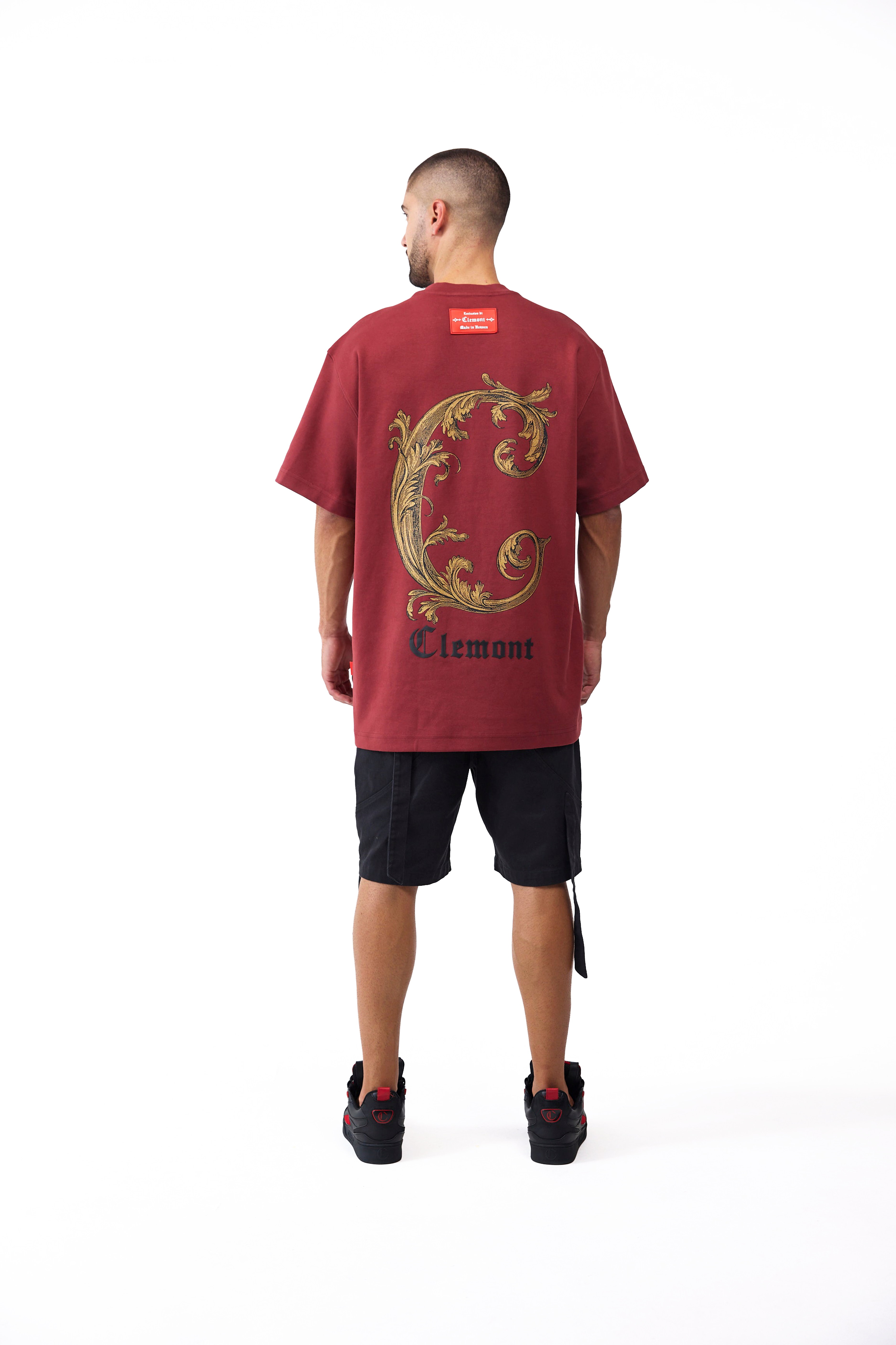 CAMISETA OVERSIZED MASCULINO ONIRICO VINOTINTO CLEMONT