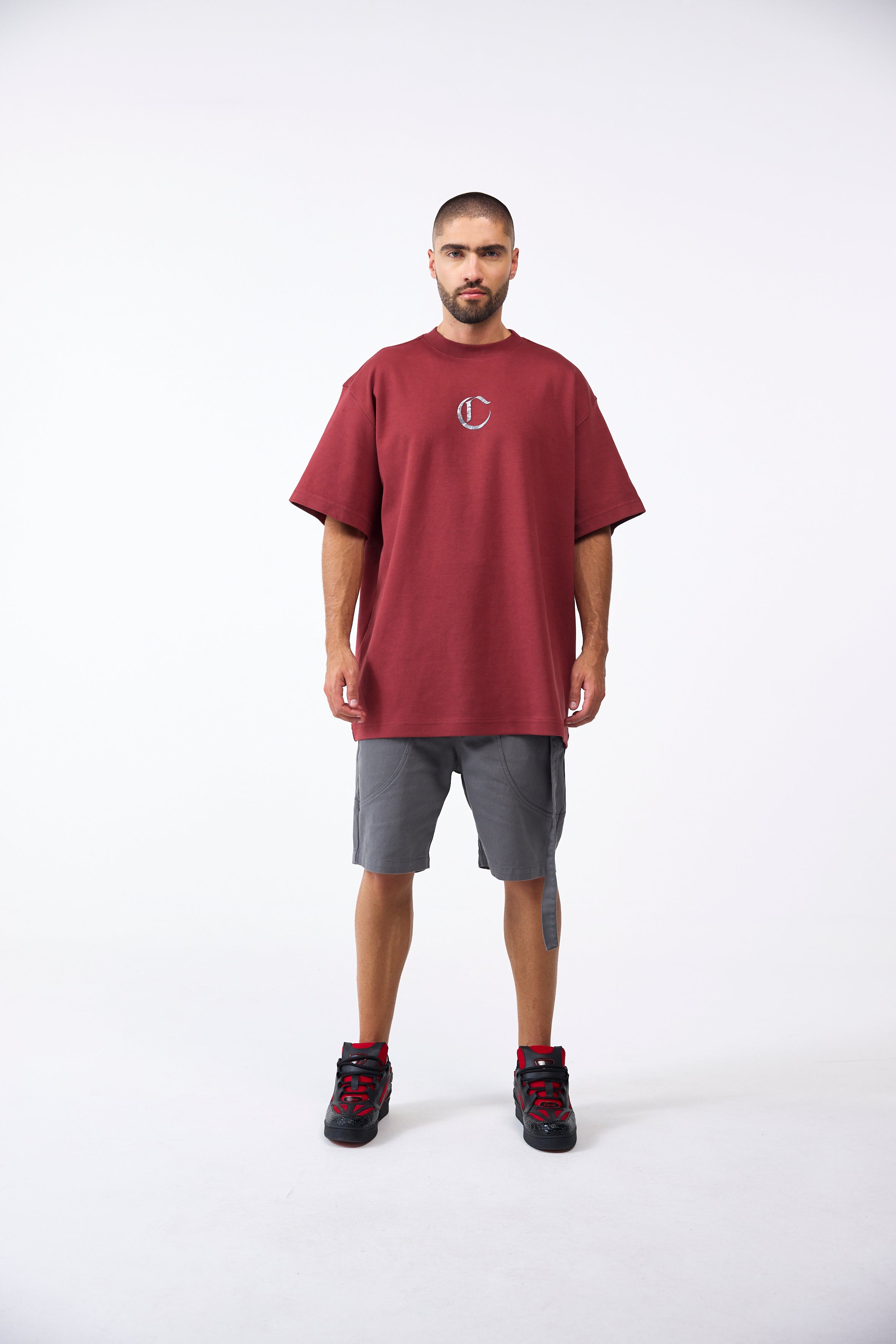 CAMISETA OVERSIZED MASCULINO NOCTURNA VINOTINTO CLEMONT
