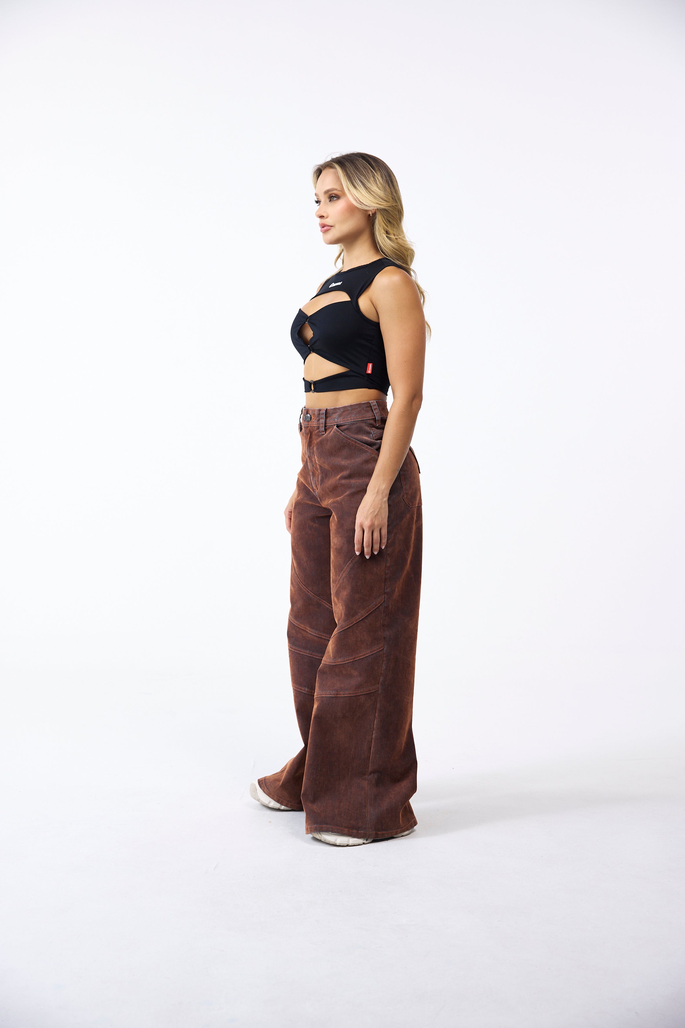 TOP MUJER LIBERAZIONE NEGRO CLEMONT