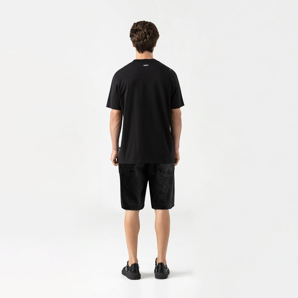 OTTERBERG DENIM SHORT MEN BLACK