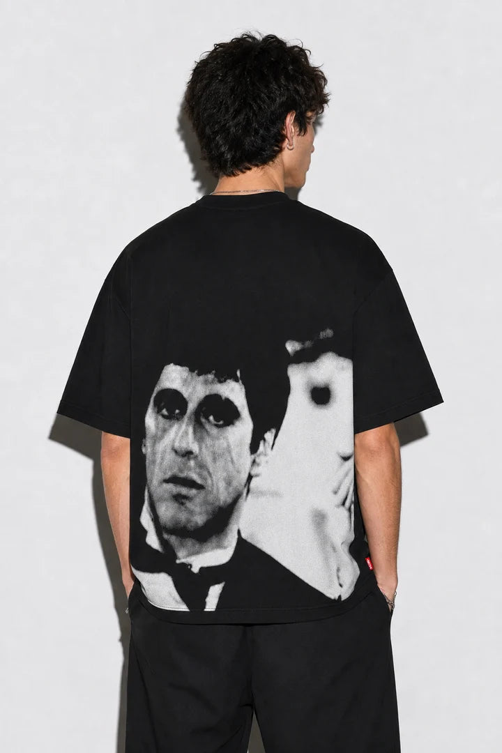 FRANK CAMISETA OVERSIZE NEGRO