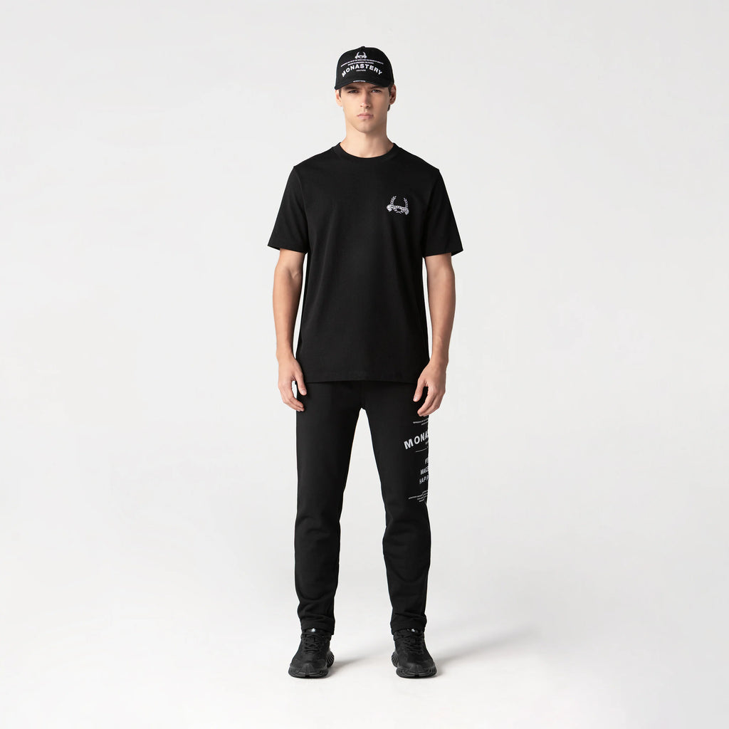 GASHER T-SHIRT MEN BLACK