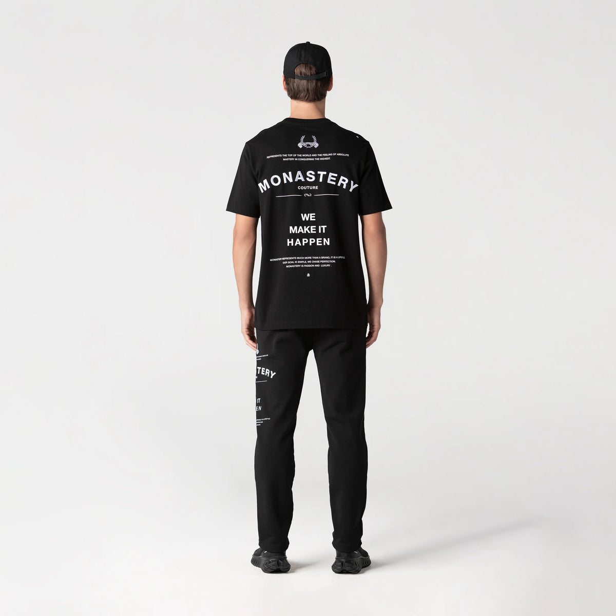 GASHER T-SHIRT MEN BLACK
