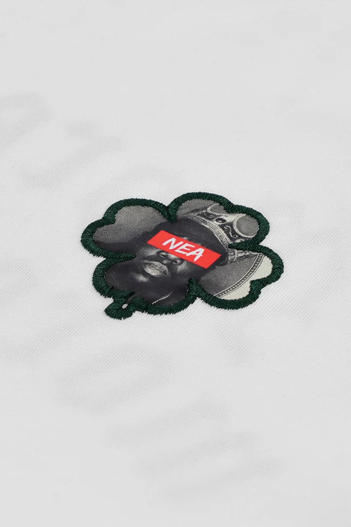 GET MONEY CAMISETA OVERSIZE MARFIL