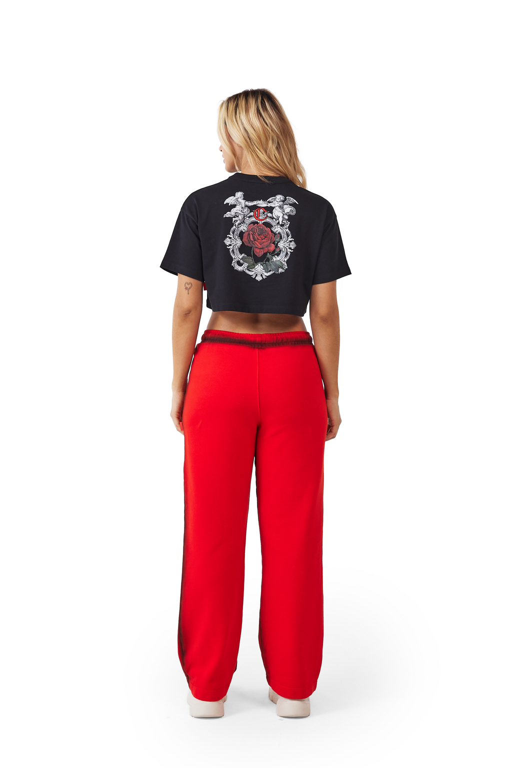 CROP TOPS SOFFERENZA NEGRO CLEMONT