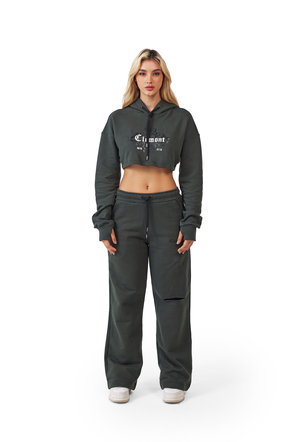 BUZO MUJER ROVINA  VERDE CLEMONT