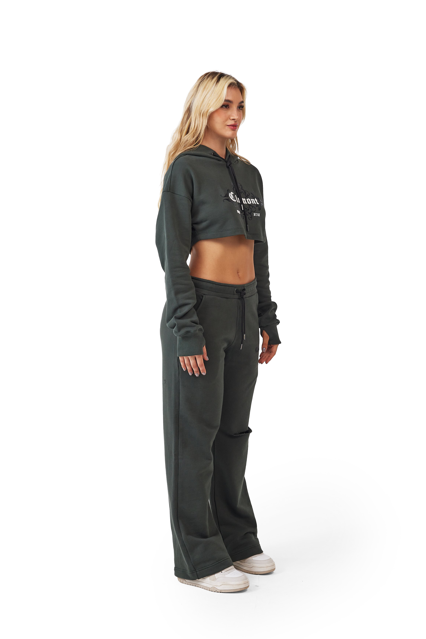 BUZO MUJER ROVINA  VERDE CLEMONT