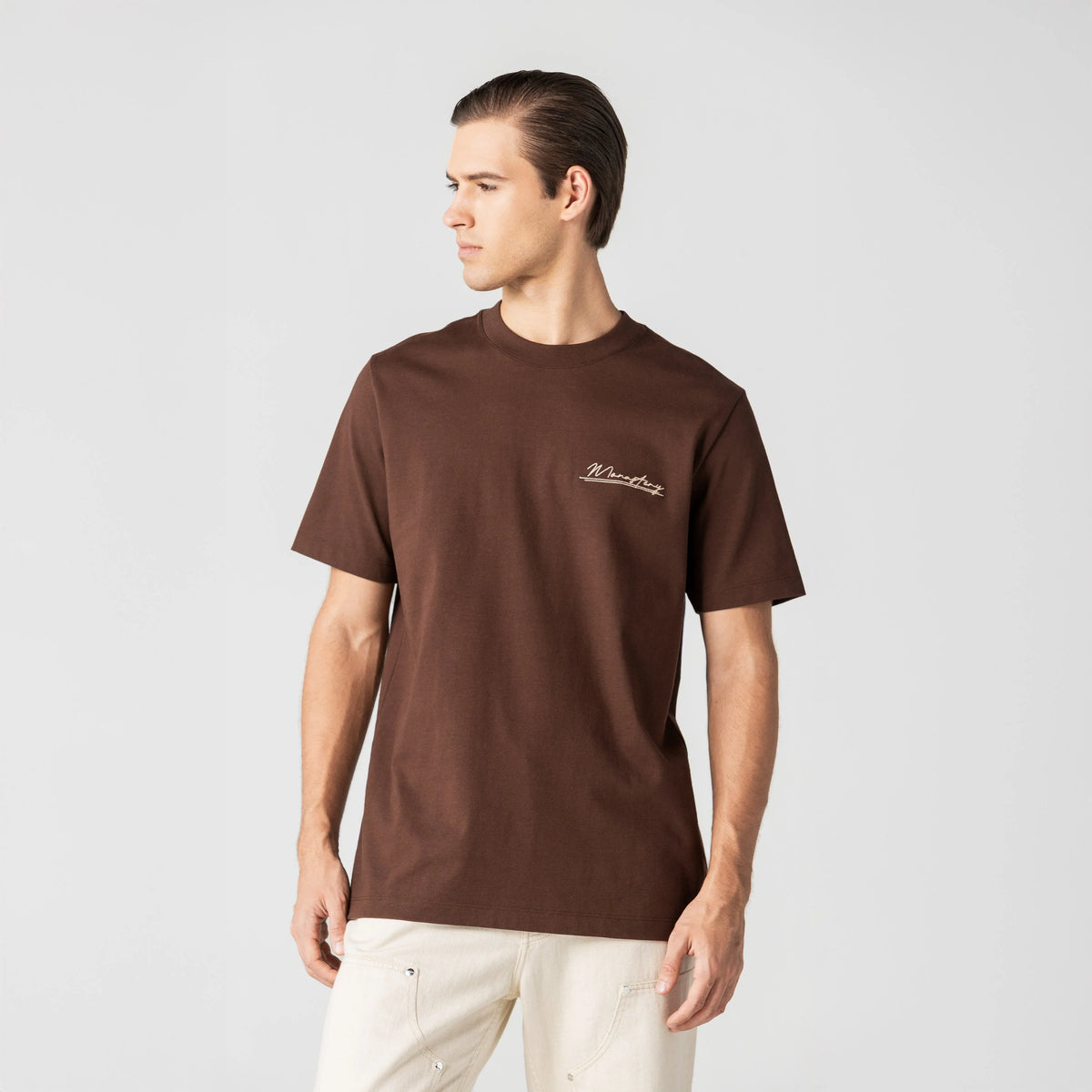 ZANKSAR T-SHIRT MEN BROWN