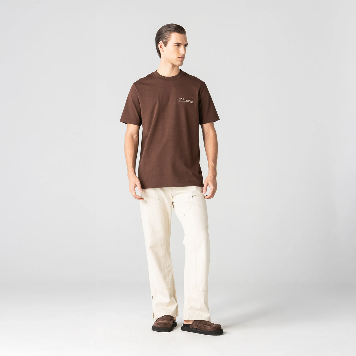 ZANKSAR T-SHIRT MEN BROWN
