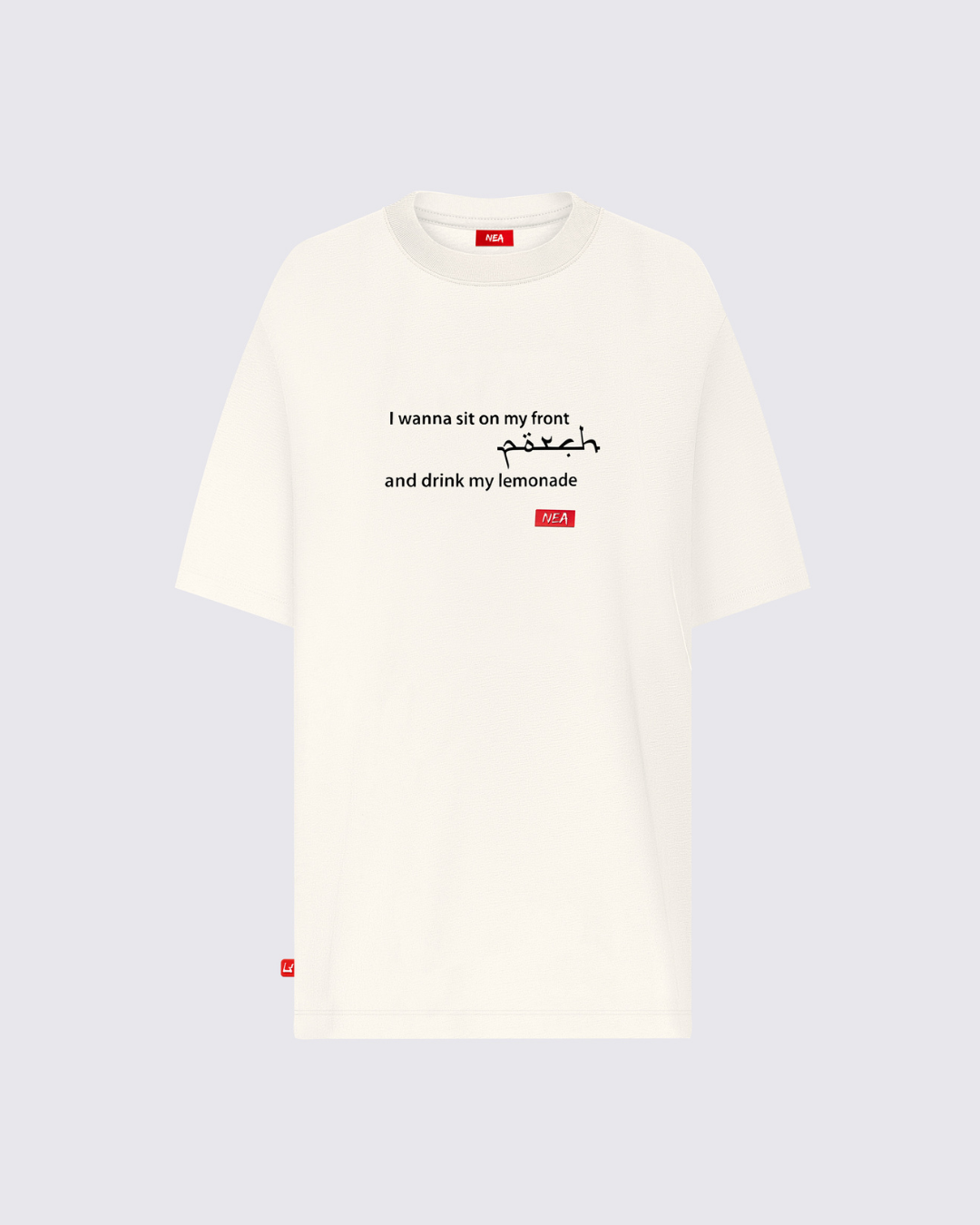 LIFESTYLE CAMISETA OVERSIZE MARFIL