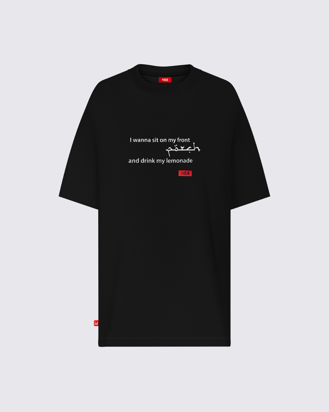 LIFESTYLE CAMISETA OVERSIZE NEGRO