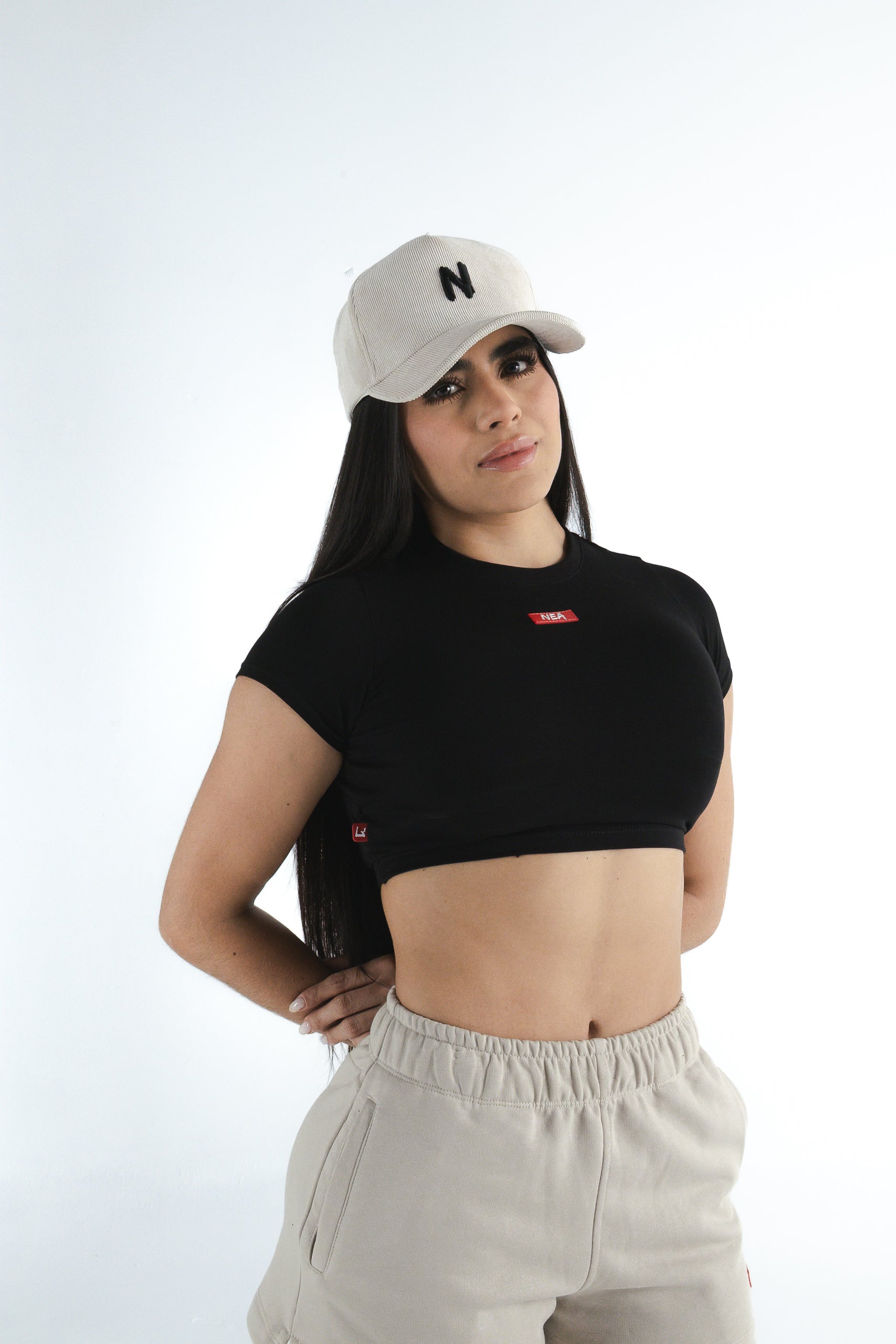 CROP TOP LUSH BLACK