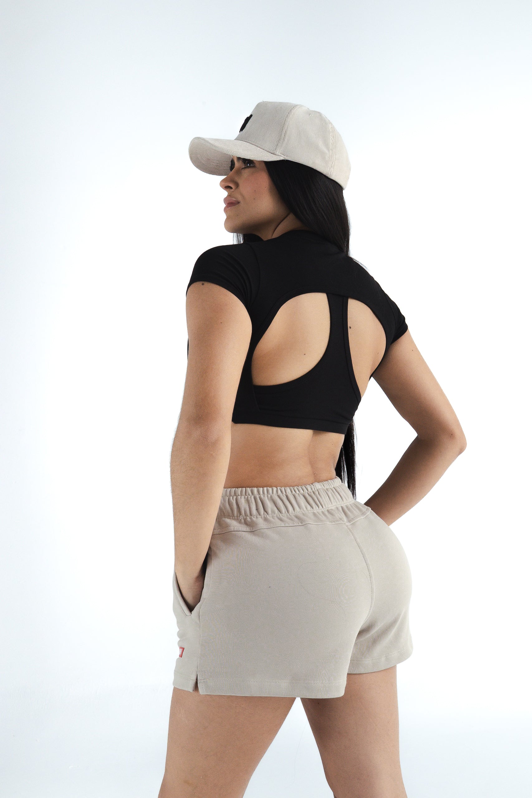 CROP TOP LUSH BLACK