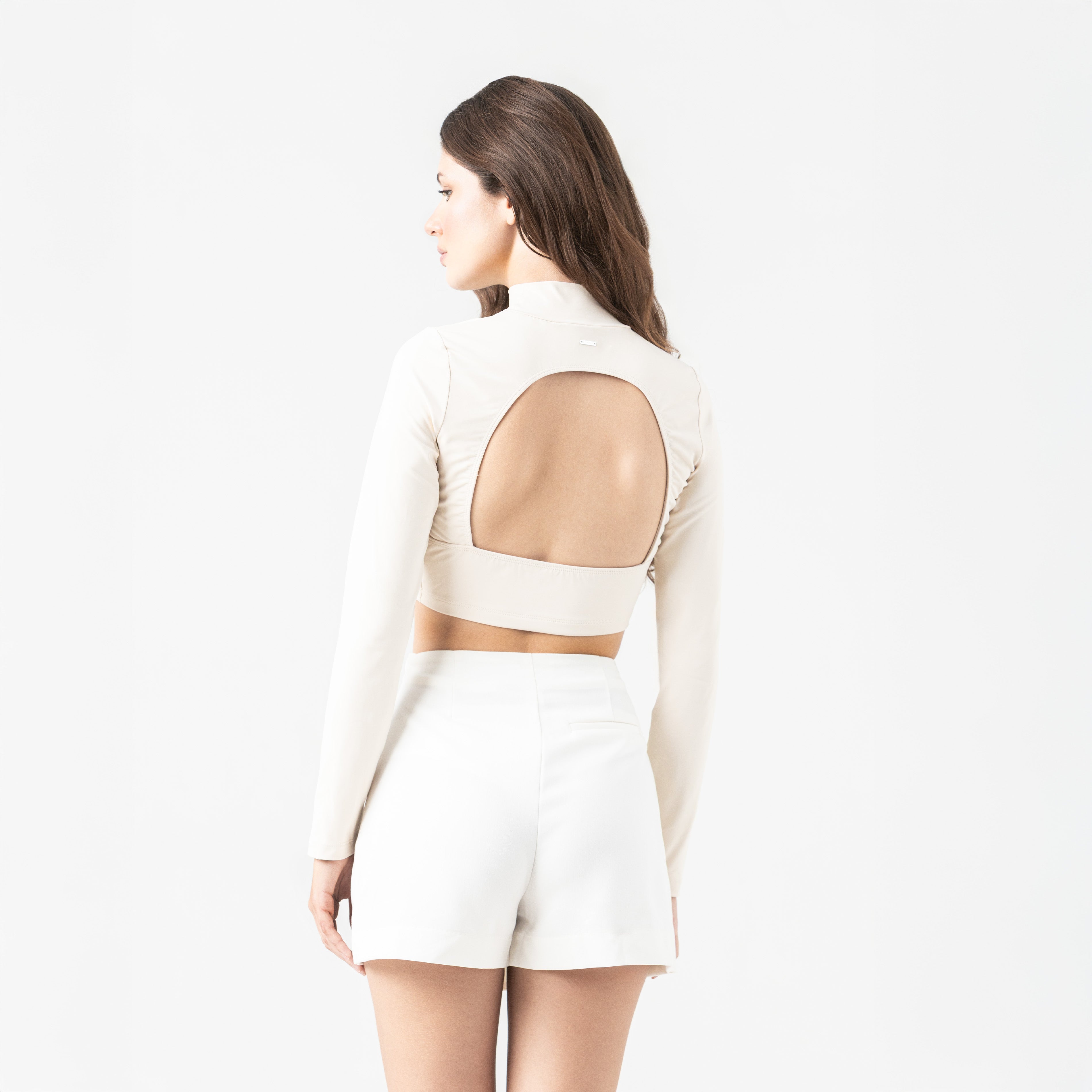RUMI LONG SLEEVE WOMEN WHITE ASPARAGUS